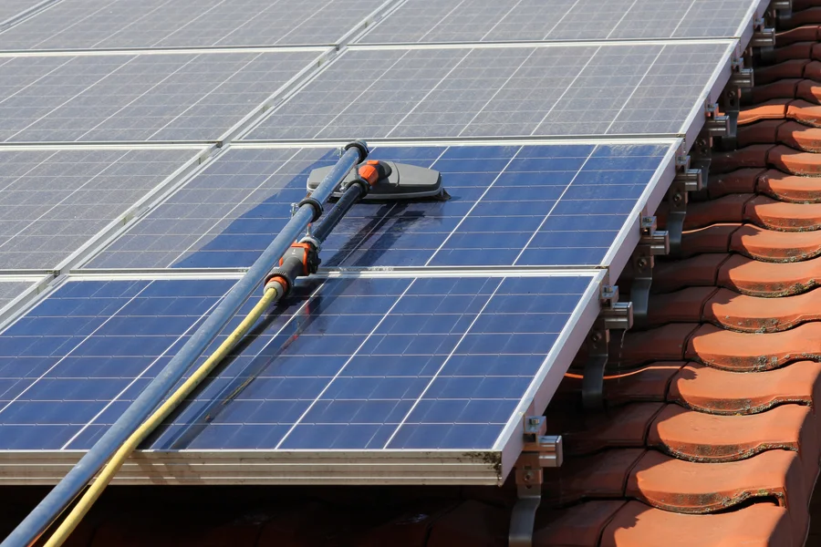 Professional Solar Roof Cleaning