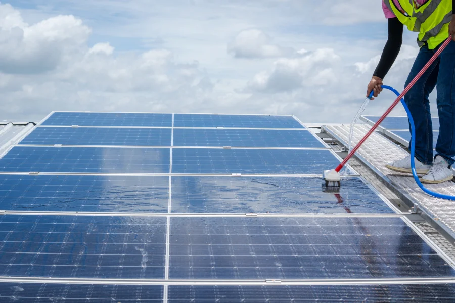 Solar Panel Washing