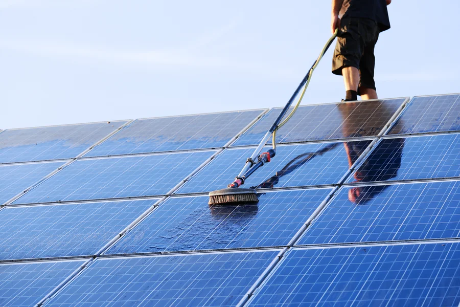 Solar Roof Cleaning